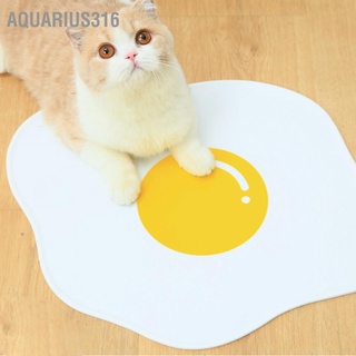 Aquarius316 แผ่นรองจานซิลิโคน เกรดอาหาร กันน้ํา กันลื่น สําหรับสัตว์เลี้ยง แมว