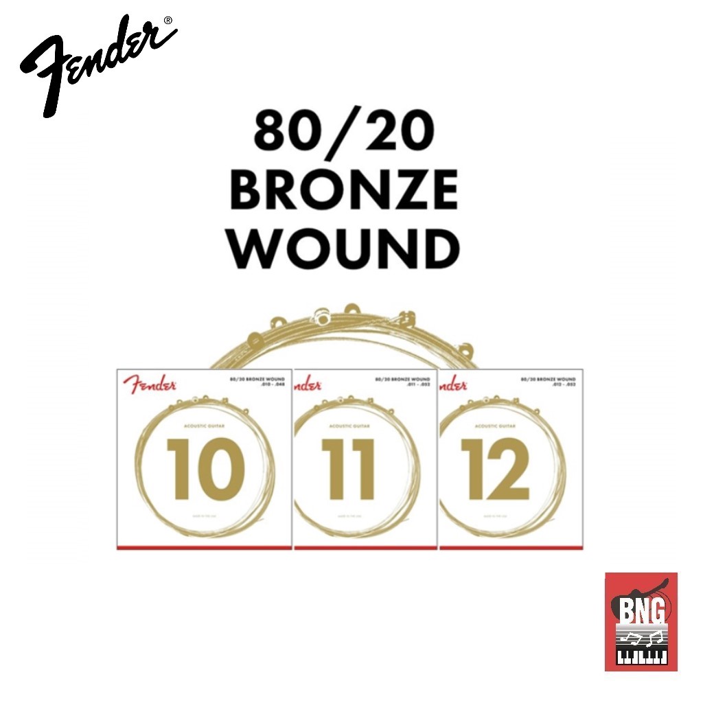 fender-80-20-bronze-wound-011-052-สายกีตาร์โปร่ง-เฟนเดอร์-เบอร์-11