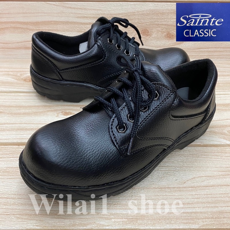 ภาพหน้าปกสินค้าSainte 16701 รองเท้าหัวเหล็ก (เซฟตี้) 39-45 สีดำ ซชศ