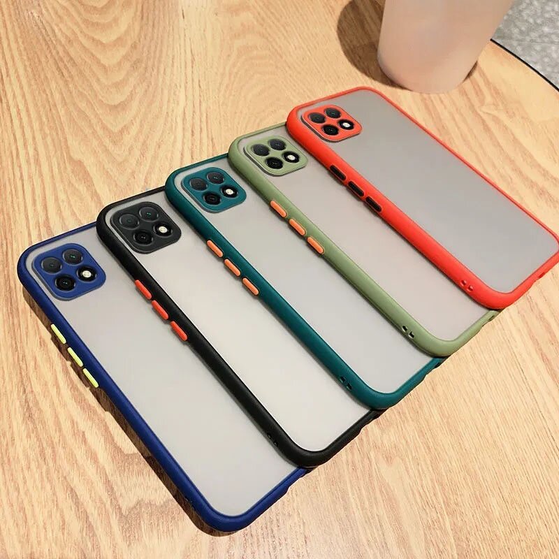 ส่งจากไทย-เคสกันกระแทก-realme-9i-realme8-c12-c11-2021-c35-c25-c21-c20-c21y-เคสขอบสีหลังด้าน-ขอบนิ่มหลังแข็ง