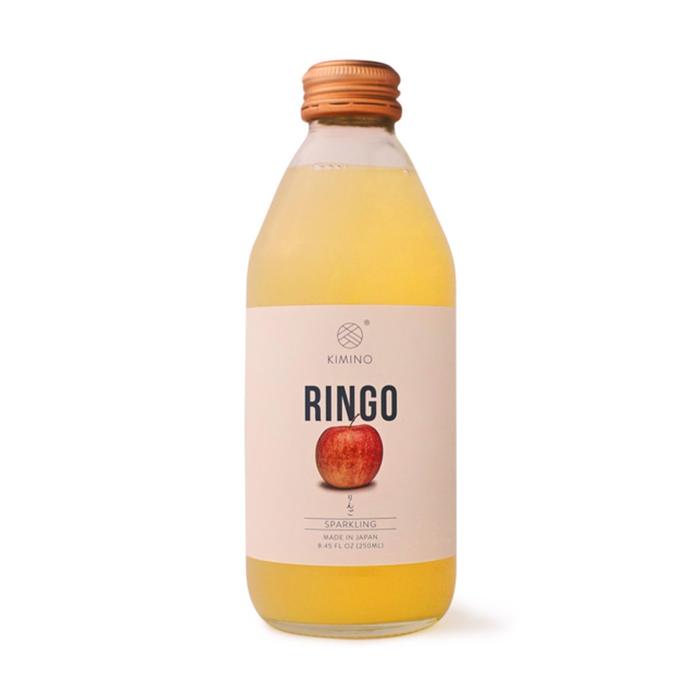 Kimino Ringo Apple and Mikan orange Sparkling Juice, 8.5 fl oz (250 ml