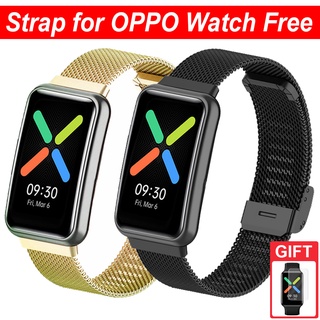 สินค้า Milanese สายนาฬิกาข้อมือ สเตนเลส สําหรับ OPPO Watch Free