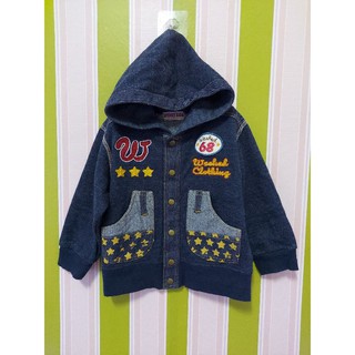 เสื้อคลุมเด็กมือสอง เสื้อกันหนาวเด็กมือสอง Spunky Kids ไซส์ 90