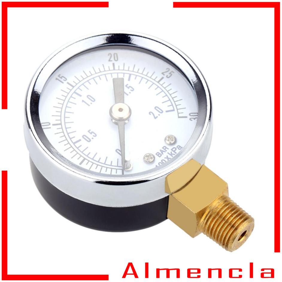 almencla-0-30-psi-0-2-bar-เกจวัดแรงดันน้ํามันคอมเพรสเซอร์แบบ-dial