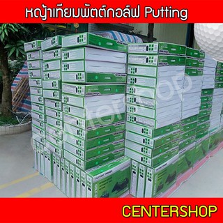 ภาพขนาดย่อของภาพหน้าปกสินค้าพรมซ้อมพัตต์ 3 เมตร แถม ลูกซ้อม 3 ลูก Putting mat พร้อมระบบคืนลูกอัตโนมัติ จากร้าน amadosiam บน Shopee