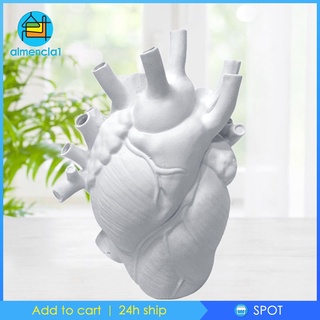 [🆕ALM1-10--] Anatomical Heart Flower Vase Statue Planter Pot Sculpture Desktop Sculpture 19x12x24.5cm