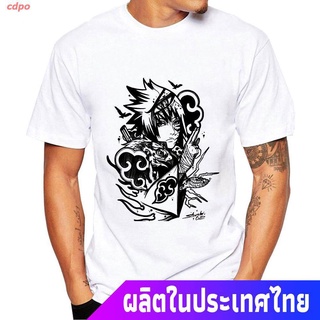 cdpo เสื้อยืดแขนสั้น ใหม่เสื้อยืดแขนสั้นผ้าฝ้าย 100% ลายการ์ตูน Sasuke Anime 2021 สําหรับผู้ชาย Sports T-shirt