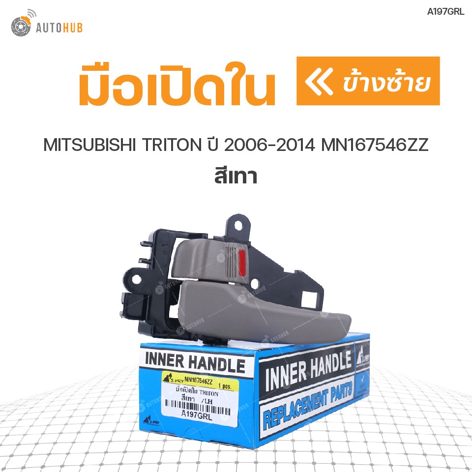 มือเปิดใน-ยี่ห้อ-s-pry-สำหรับรถ-mitsubishi-triton-ปี-2006-2014-สีเทา