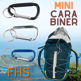 ภาพหน้าปกสินค้าคารามิเนอร์Mini CARABINER พวงกุญแจอลูมิเนียม ใช้แขวนกุญแจ กระบอกน้ำใช้แขวนกุญแจ กระบอกน้ำ ซึ่งคุณอาจชอบสินค้านี้