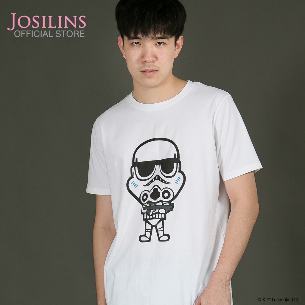 josilins-เสื้อยืด-ผู้ชาย-ลิขสิทธิ์-สตาร์-วอร์ส-star-wars-เสื้อคอกลม-หลากลาย-ผ้ายืด-สีขาว-ชุดนอน-เสื้อผู้ชาย
