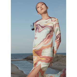 EVERYDAY APPARELS marble long dress
