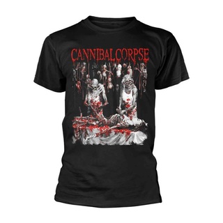 [S-5XL] ขายดี เสื้อยืดคลาสสิก พิมพ์ลาย Cannibal Corpse Butchered At Brith Explicit สีดํา DKodhc35KHkpgb75