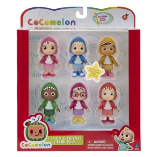 Cocomelon Family &amp; Friend Figure 6 Packของเล่น ฟิกเกอร์ โคโค่เมลอน