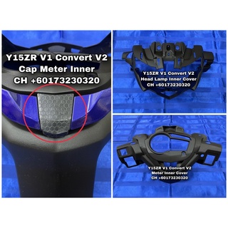 Y15zr V1 แปลง V2 ฝาครอบไฟหน้า ด้านใน มิเตอร์ ที่จับ ด้านบน ด้านล่าง