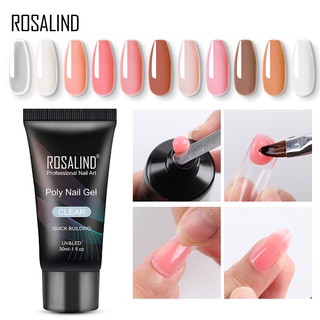 Rosalind เจลต่อเล็บ โพลีเจล 30 มล. 11 สี