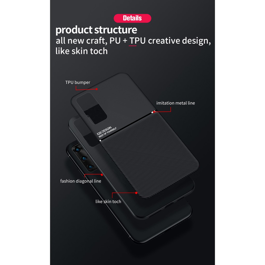huawei-p40-p30-p20-pro-lite-p20pro-p20lite-p30pro-p40pro-p40lite-5g-4g-โทรศัพท์-matte-หนังเคสแม่เหล็กป้องกันการกระแทกกลับนุ่มปลอก