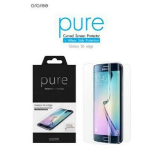 ฟิล์ม หน้า หลัง Samsung S6 edge ยี่ห้อ Araree pure