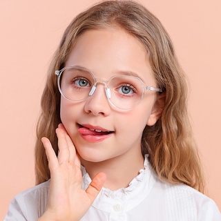 N.2292แว่นเด็ก แว่นตาเด็ก แว่นตากรองแสงสีฟ้าถนอมสายตาสำหรับเด็ก  เด็กอายุ 5-15 ปี