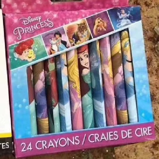 สีเทียนดีสนีย์ 24 ชิ้น คุณภาพ ดี สินค้าส่งออกประเทศอเมริกา Good Quality Crayons 24 pcs, high quality, export to USA