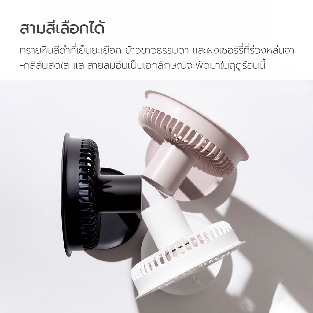 ภาพอธิบายเพิ่มเติมของ Xiaomi Youpin Solove F5 พัดลมระบาย ความร้อน 5W USB