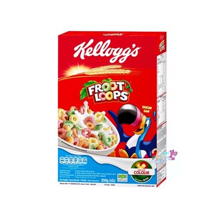 Kelloggs Froot Loops เคลล็อกส์ ฟรูตลูปส์ อาหารเช้า ซีเรียลธัญพืช