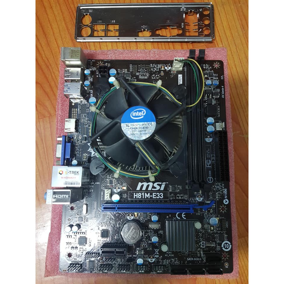 เมนบอด MSI H81M-E33 1150 ใช้งานได้ ปกติ มือสอง | Shopee Thailand