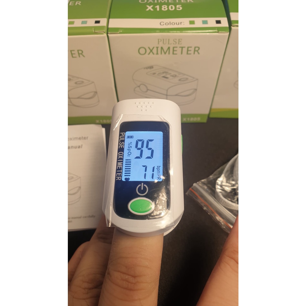 เครื่องวัดออกซิเจนปลายนิ้ว-รับประกัน3เดือน-pluse-oximeter-รับประกัน3เดือน