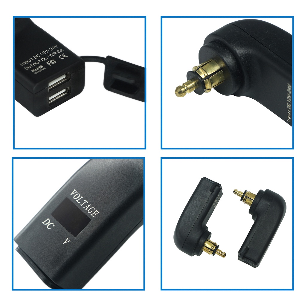 อะแดปเตอร์ซ็อกเก็ตที่จุดบุหรี่-usb-แบบคู่-สําหรับรถจักรยานยนต์-bmw-r1250gs-r1200gs-f800gs-f850gs-f650gs-f750gs