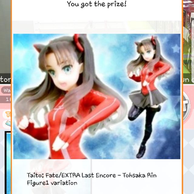 ฟิกเกอร์แท้ Taito: Fate/Extra Last Encore -Tohsaka Rin Figure ...