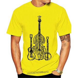 เสื้อยืดวินเทจกระหน่ํา เสื้อยืดคอกลม พิมพ์ลาย Cello Violin Country Brothers แฟชั่นฤดูร้อน สําหรับผู้ชาย CEddfc63DNemmk24