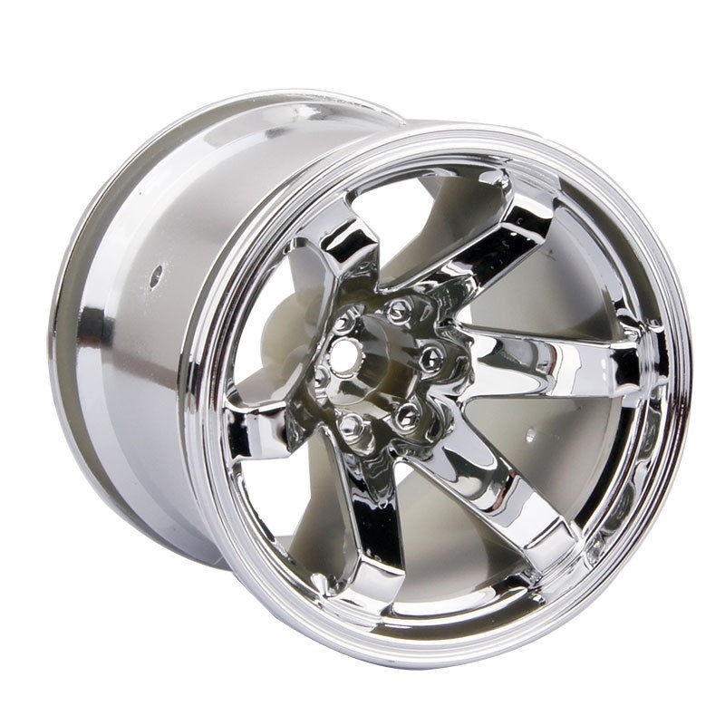 RC HSI 0601 4Pcs Plating Silver Wheel Sets For 1:10 Monster Truck ...
