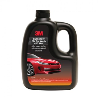 สินค้า แชมพูล้างรถ สูตรผสมแวกซ์ 3M 1ลิตร น้ำยาล้างรถ 3M CAR WASH WITH WAX 1000ML