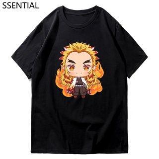 เสื้อยืด พิมพ์ลายอนิเมะ Kimetsu No Yaiba Demon Slayer สไตล์ฮาราจูกุ สําหรับผู้ชาย