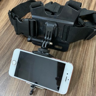 สายรัดหน้าอกสำหรับ GoPro Hero 8 7 6 5 4 3 SJCAM SJ 4000 Action Camera และมือถือ Android IOS