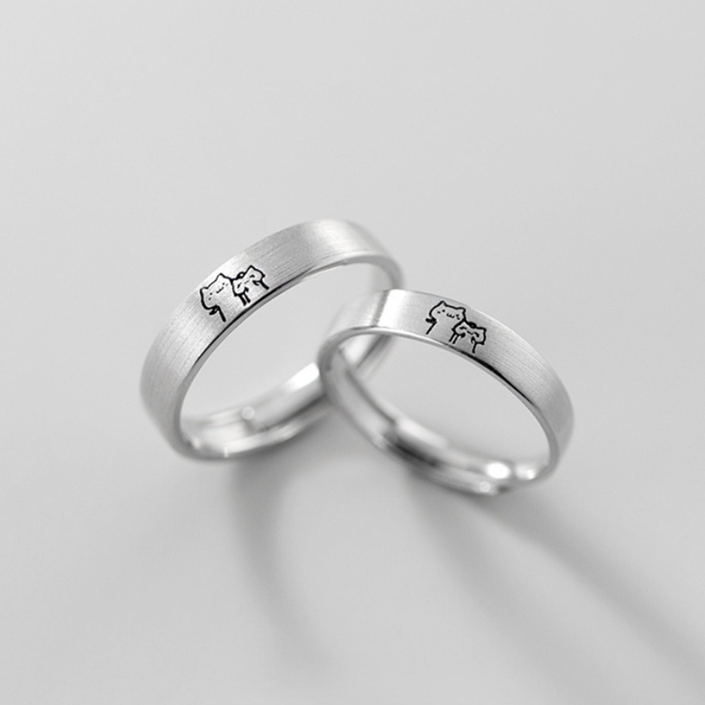 แหวนแฟชั่น-แบบเปิด-รูปแมวน่ารัก-เรียบง่าย-สําหรับผู้ชาย-และผู้หญิง