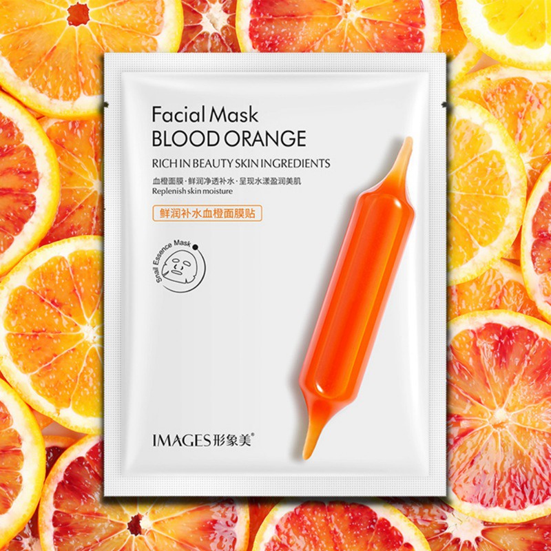 ภาพหน้าปกสินค้ามาส์กหน้า Blood Orange มาร์คหน้าส้มสีเลือด เพิ่มความชุ่มชื้นและรับวิตามินเข้าผิล