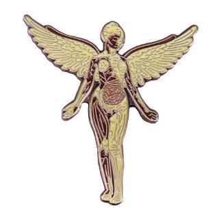 Nirvana In Uterus badge rock music pin heavy metal fans gift Grunge accessory