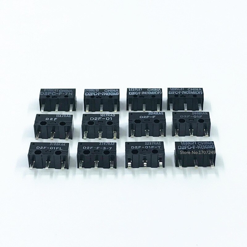 ภาพสินค้า10Pcs original OMRON mouse micro switch D2FC-F-7N 10m 20m OF D2FC-F-K(50M) D2F D2F-F D2F-01 D2F-01L D2F-01FL D2F-01F-T D2F-F-3-7 จากร้าน yiwuyileng.th บน Shopee ภาพที่ 1