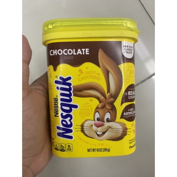 nestle-nesquik-chocolate-flavour-300-g-285g-เนสท์เล่-เนสควิก-ช๊อคโกแลตผงปรุงสำเร็จนำเข้า-ขนาด-300-กรัมและ-285-กรัม