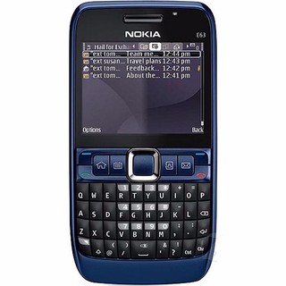 โทรศัพท์มือถือโนเกียปุ่มกด NOKIA E63  (สีน้ำเงิน) 3G/4G  รุ่นใหม่2020
