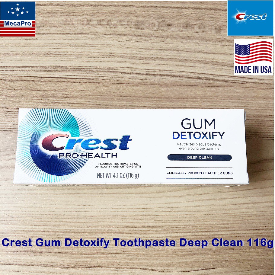 Crest® Gum Detoxify Toothpaste, Deep Clean ยาสีฟันเครสต์ ยาสีฟัน