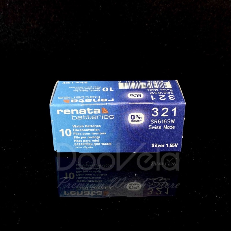 ถ่านนาฬิกา Renata 321 หรือ SR616W จำนวน 1 กล่อง (10 ก้อน) | Shopee Thailand