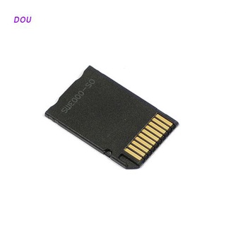 Dou Micro Sd Sdhc Tf To Memory Stick Ms Pro Duo Psp อะแดปเตอร์แปลงการ์ดใหม่