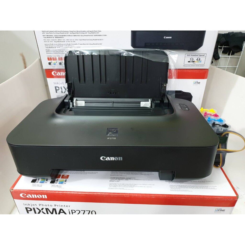 canon-pixma-ip2770-แบบต่อ-tank-ไว้แล้ว-ไม่มีตลับหมึก-ไม่มีน้ำหมึก-เครื่องใหม่