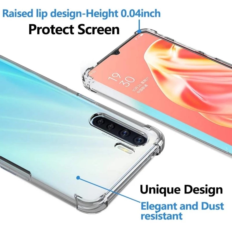 ภาพสินค้าเคส OPPO OPPO Reno 4Z 4 3 Pro Transparent Soft Airbag anti-fall Case OPPO A53 A93 A92 A52 R11S R11 R9S R9 R15 R17 Pro Plus ซิลิโคนคุณภาพสูงกันกระแทก จากร้าน 900mm.th บน Shopee ภาพที่ 2