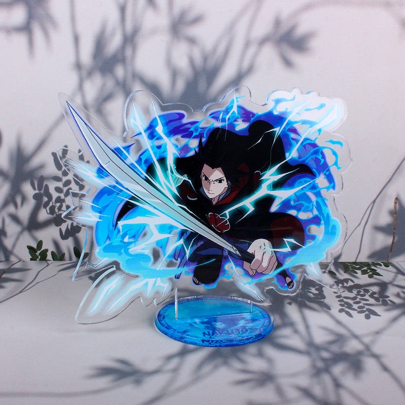 ภาพหน้าปกสินค้าฟิกเกอร์อะคริลิคใส รูปการ์ตูนนารูโตะ Uzumaki Naruto Uchiha Sasuke แบบสร้างสรรค์ สําหรับตกแต่งโต๊ะทํางาน