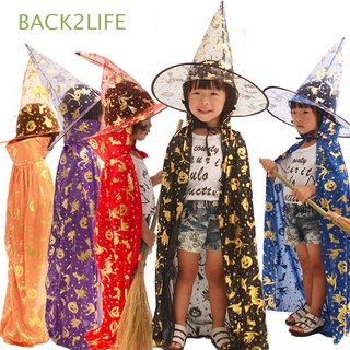 Back2life ชุดเสื้อคลุมฮาโลวีน ชุดค้างคาวสุดฮา หมวกฟักทอง ผี แม่มด เสื้อผ้าประสิทธิภาพ