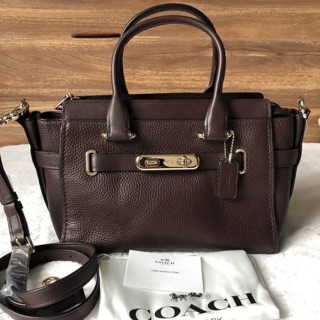 Coach Swagger 27 หนังทั้งใบ มีสายาวสะพายข้าง