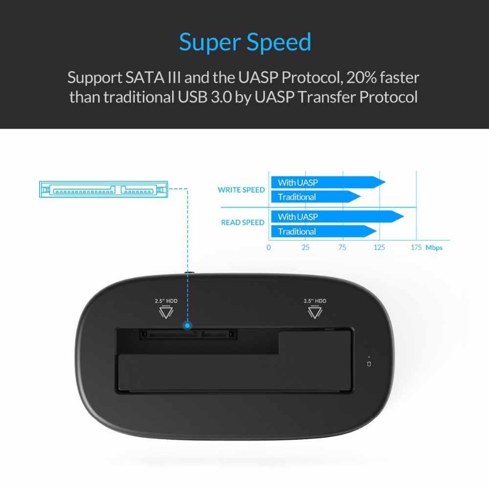 orico-6218us3-hdd-docking-usb3-0-โอริโก้ด๊อกกิ้ง-สำหรับ-hdd-ssd-2-5-3-5-sata-1bay-ไม่รวมhdd-สีดำ