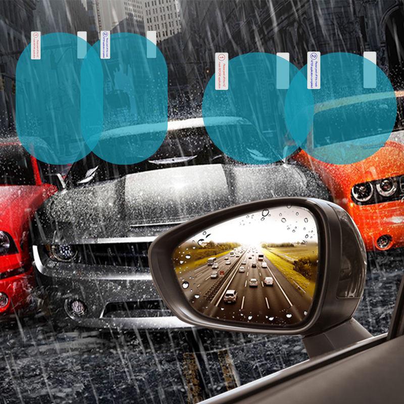 เช็ครีวิวสินค้า1 คู่ ฟิล์มติดกระจกมองข้างรถยนต์ กันน้ำ กันหมอก
